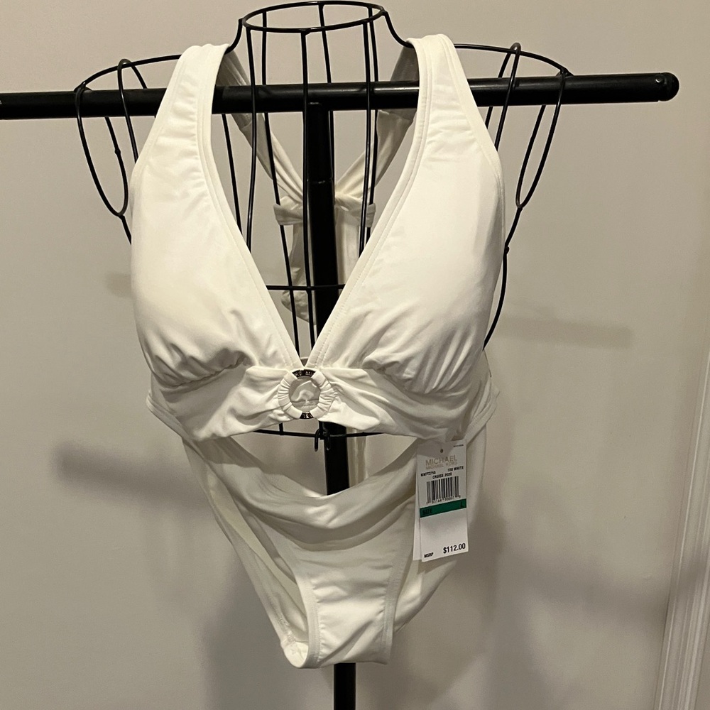Michael Kors Elegant White Swimwear